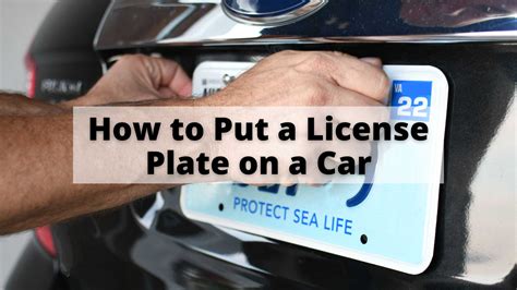 How to Put License Plate on Back of Car: A Journey Through Practicality and Absurdity